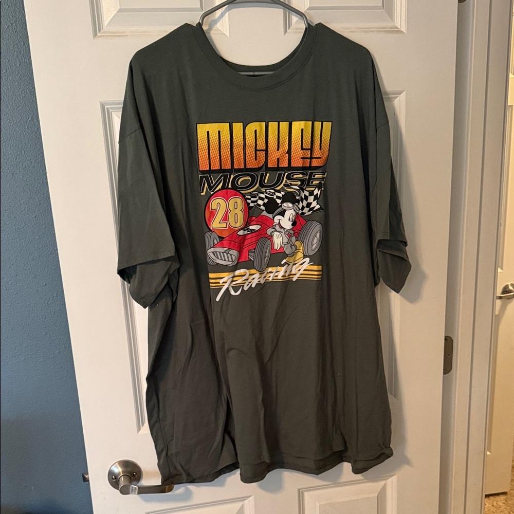Mickey Mouse Racing Graphic T-Shirt